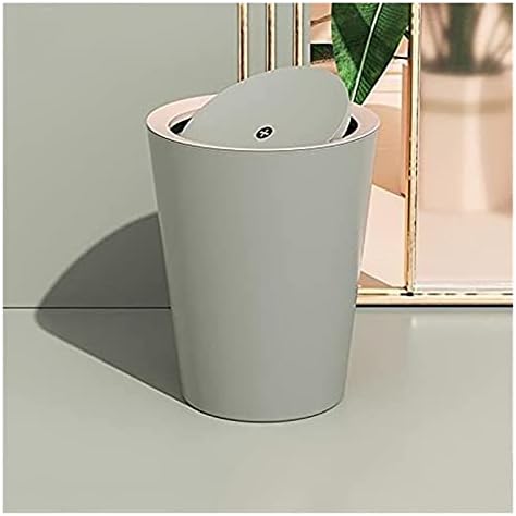 Wxxgy lixo lata de lixo pode balançar a tampa de casa simples banheiro simples cesta de papel nórdico de estilo nórdico adequado