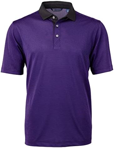 Cutter & Buck Virtue Eco Pique Micro Stripe Reciclado Mens Polo