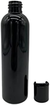 Fazendas naturais 4 oz de garrafas de spray de plástico preto - 3 embalagem em recipientes de garrafas de spray vazias - óleos essenciais - cabelo - aromaterapia | Pulverizadores de névoa fina com tampas de poeira - feitas nos EUA