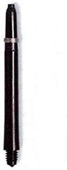 Darts dos EUA - Nylon preto mais eixos de dardo com anéis de caule - 3 conjuntos, 2Ba comprimento curto