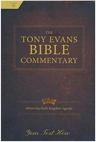 Texto personalizado personalizado do seu nome CSB O Tony Evans Bíblia Comentário Avançando o Reino de Deus Agenda Dark Brown