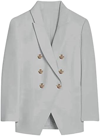 Jackets Blazer para Mulheres Basic Leves Outwear Button Down Jacket 2023 Fashion Blazer