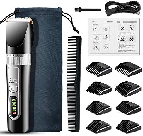 XY & YD Kit de higiene recarregável TRIMMER BARDE, kit profissional de corte de cabelo à prova d'água, cortador de cabelo para homens, aparadores de cabelo sem fio a