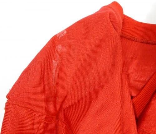 1999 Kansas City Chiefs #84 Game usou Red Jersey 40 DP32136 - Jerseys de Jerseys usados ​​na NFL não assinada