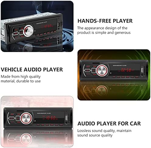Favomoto 3 PCs carro estéreo áudio de carro mp3 player multimídia carro estéreo duplo din digital receptor de mídia