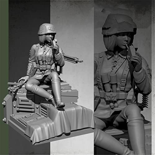 1/35 WWII Soldier Resina Figura Kit de Resina Miniatura Modelo Kit // PQ0-79
