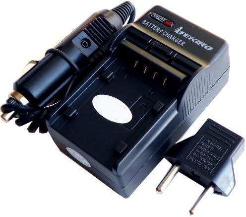 Kit de carregador de bateria de substituição Itekiro para NP-61 SANYO VPC-HD100 VPC-HD100R Digital Camecorders