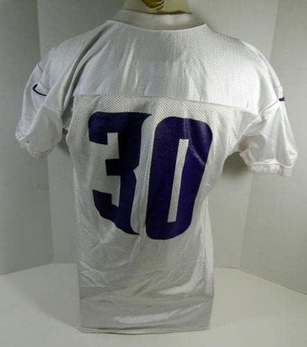 2013 Minnesota Vikings 30 Jogo emitiu Jersey de Prática Branca 52 DP20359 - Jerseys não assinados da NFL usada