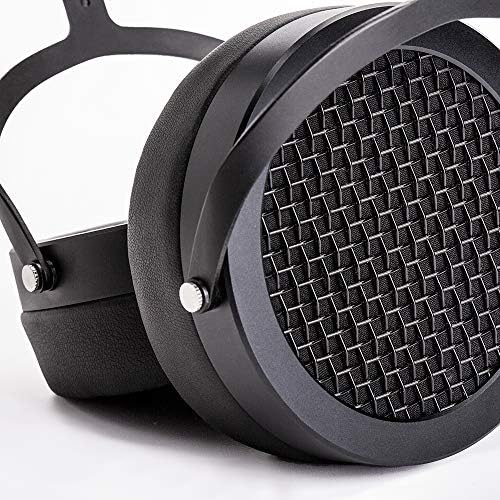 Fone de ouvido hifiman sundara hi-fi com conectores de 3,5 mm, magnético planar, ajuste confortável com earpads-preto atualizados, versão 2020
