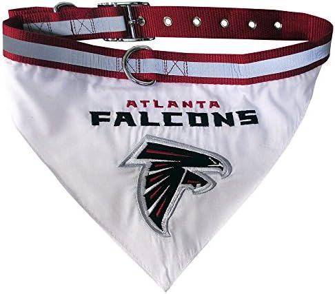 Animais de estimação Primeiro NFL Bandana - Bandana de estimação com colarinho de estimação reflexivo e ajustável, médio