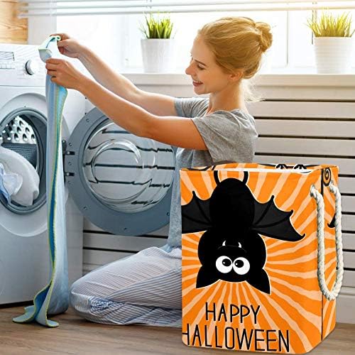 Inomer Bat fofo 300d Oxford PVC Roupas à prova d'água cesto de lavanderia grande para cobertores Toys de roupas no quarto