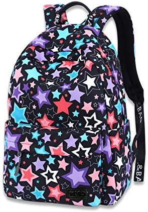 Mochila da escola para meninas, Kids School Backpack Star Music School Bag Student Studish Bookbag Unisisex Laptop
