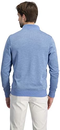 Camisolas de pulôver de ajuste seco para homens - Jaqueta de Golfe de Zip Quarter Zip - ajuste personalizado