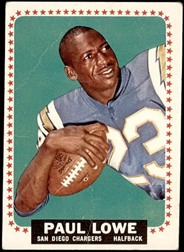 1964 Topps # 165 Paul Lowe San Diego Chargers Good Chargers Oregon St St.