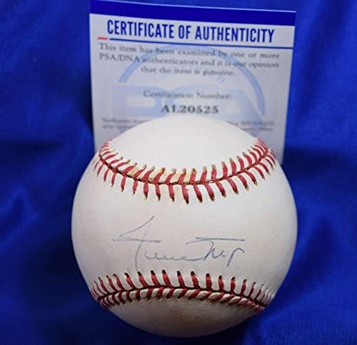 Willie Mays PSA DNA CoA Autografou a Liga Nacional ONL Baseball - Baseball autografado