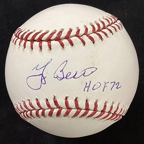 Yogi Berra assinou o beisebol AHS Selig NY Yankees Autograph Hof 72 Inscrição JSA - Bolalls autografados