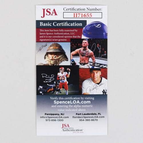 Jim Leyritz assinou a revista Yankees - CoA JSA - Revistas MLB autografadas