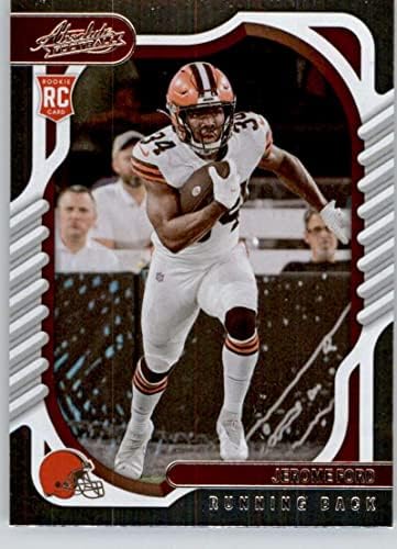 2022 Panini absoluto 171 Jerome Ford RC ROOKIE CLEVELAND BROWNS FUTEBOL