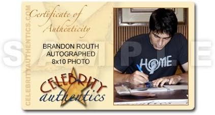 Brandon Routh autografou 8x10 Superman Retorna Kent Farm Photo