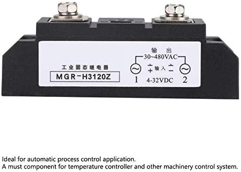 Relé de Estado Sólido JF-Xuan, 4 Tipos Relé de Estado Sólido Industrial DC Controle AC SSR 80A / 100A / 120A / 150A Relé