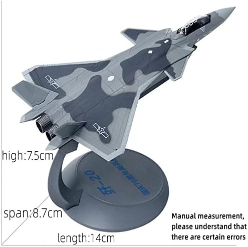 1: 144 liga J-20 Eagle Fighter Diecast Metal Fighter Milody Aircraft Model Airplane