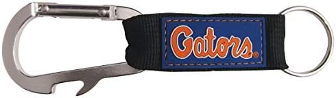 Grupo Pro Especialidades Florida Gators Keychain Carabiner, CLC College Football/Basquete NCAA Gator Nação Presentes e Mercadorias