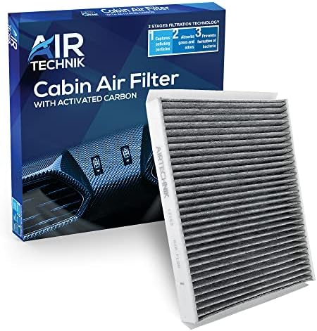 Airtechnik CF12152 Filtro de ar da cabine com carbono ativado | Fits 2015-2023 Ford Mustang-FR3Z-19N619-A