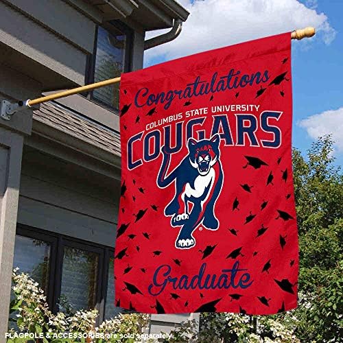 Columbus State Cougars College Graduation Gift Banner Flag
