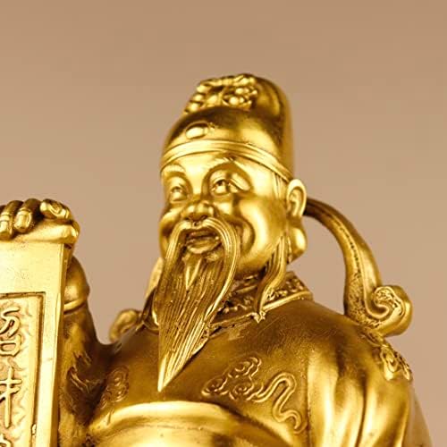 11 China Feng Shui Seikos Brass Treasure Bowl Dragon Padrão de Deus da fortuna abundante riqueza coleta do escritório da fortuna Ornamento