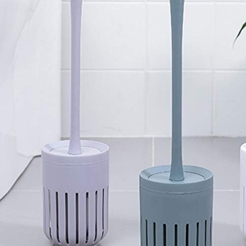 Pincel de vaso sanitário e suporte para o banheiro escova de vaso sanitário e suporte longo, escova de vaso sanitário