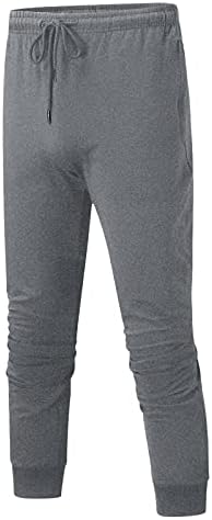 Miashui LL Mens confortável colorida sólida calça de hip hop de lace-up pista de treino de pista com desgaste atlético de bolso para homens