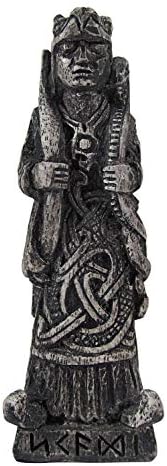 Dryad Design Skadi estatueta - deusa nórdica do inverno - acabamento de pedra