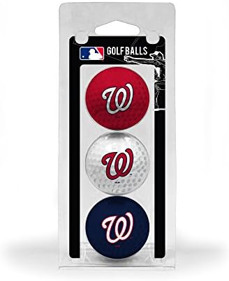 Bolas de golfe de tamanho de regulamentação da equipe de golfe da equipe, 3 pacote, impressão de equipe durável em cor