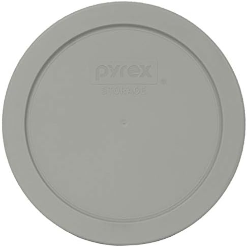 Pyrex 7201-PC JET cinza redonda de plástico de armazenamento de alimentos tampa de substituição, feita nos EUA