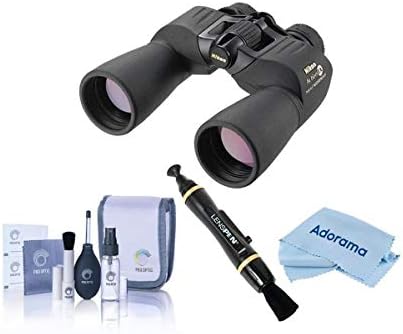 Nikon 7x50 Ação Extreme Abt Porro Prism Binocular, preto, pacote com kit de acessórios