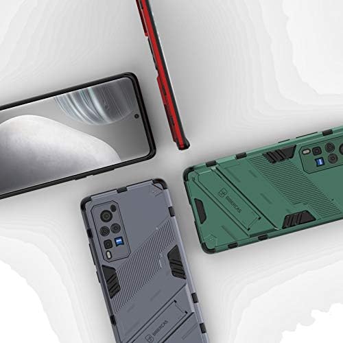 Caso de proteção compatível com a capa de proteção Vivo X60 Pro, suporte resistente e durável e à prova de choque, com suporte