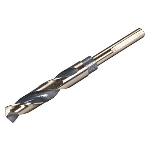 UXCELL reduziu os bits de broca de torção de haste 15 mm de alta velocidade 4341 com haste de 10 mm para madeira de metal de liga de aço inoxidável
