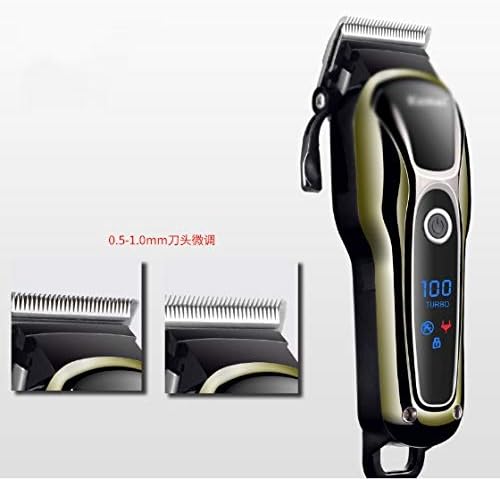 XJJZS Barbeiro Clipper Profissional Hair Trimmer para homens Máquina de corte de cabelo de corte de cabelo elétrico Cabelo Cabelo corte de cabelo sem fio