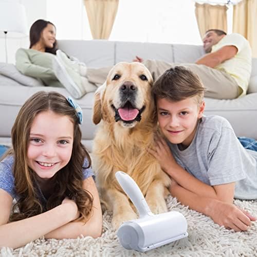 CELAINER REMOVER CAIO DE PET para sofá, removedor de cabelo de cachorro reutilizável para móveis, rolo de removedor de cabelo eficiente,