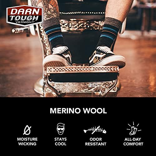 Derny Tough Vermont Merino Wool Dress Crew Meia Luz