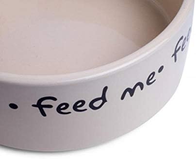 Petface Feed Me Ceramic Bowl, 20 cm