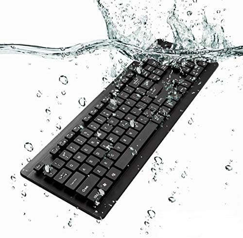 Teclado de ondas de caixa compatível com HP Omen 16 - Teclado aquaproof USB, teclado USB à prova d'água lavável para HP Omen 16 - Jet