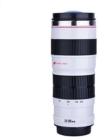 Caneca de lente da câmera 6Types, lente de aço inoxidável ThermoCs Copo Presentes criativos para fotógrafos, amigos, recompensas