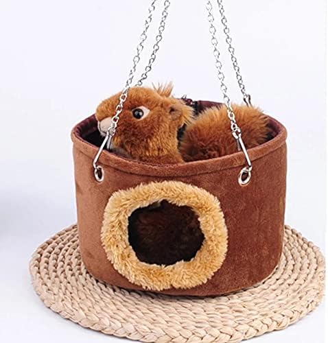 Jydqm Quente Rato Rato Hammock Squirrel Winter Pet Toy Hamster Cage House Holding Nest Hamster Nest