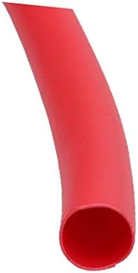 X-Dree 5m Comprimento 5mm 5m Moldura retardante de chama de poliolefina Red para reparo de arame (Tubo Ignífugo de
