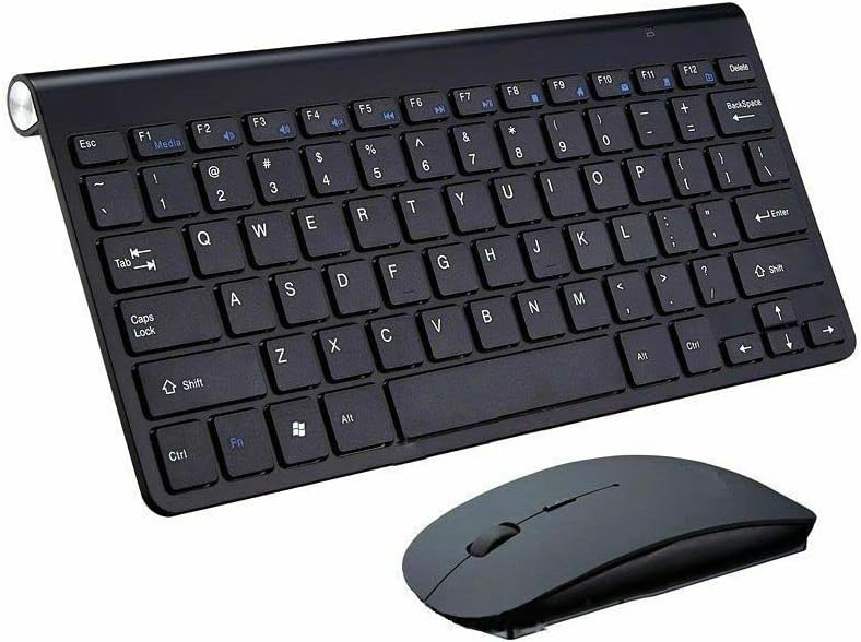 Mini teclado sem fio e conjunto de mouse à prova d'água 2.4g compatível com o computador Mac Apple PC