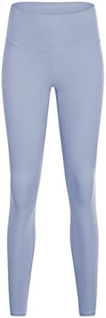 Ladies Yoga Calças Petite Mulheres personalizadas Soild Alta de cintura alta Leggings Executando o treino de pilates Mulheres calças