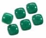 Gems exclusivos naturais de 3x3 mm a 8x8mm zambiano verde esmeralda forma de almofada cabochon melhor qualidade cor verde esmeralda