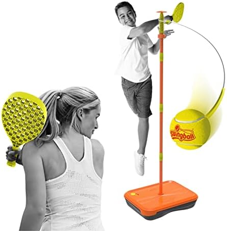 Torneio de Swingball - jogo de tênis de corda com até um metro de altura ajustável, bola de espuma, interior e externa toda