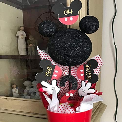 Mickey Oh Twodles Banner, clássico mouse de 2º aniversário decorações de festa alta bandeira de cadeira, Mickey Baby